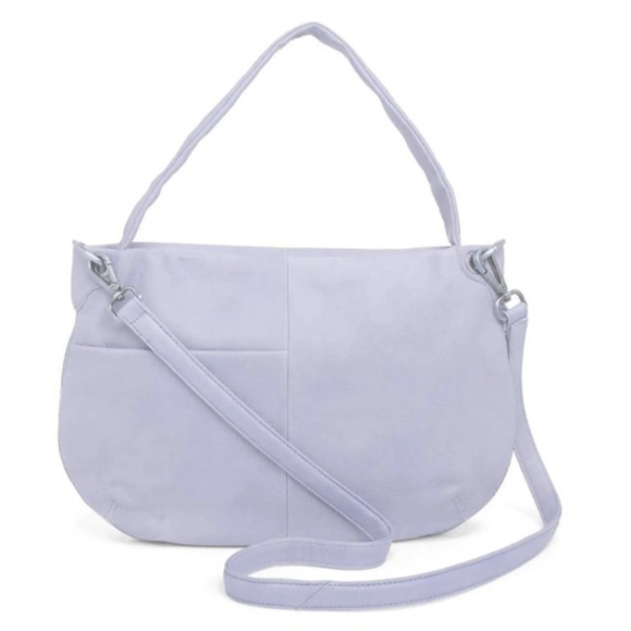 NWT HOBO INTERNATIONAL Vale Leather Shoulder Bag Pale Mauve/light purple Purse - Picture 5 of 8